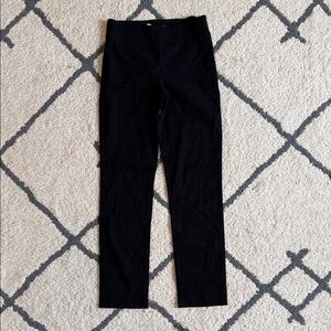 Margaret M Black Slim Straight Pants